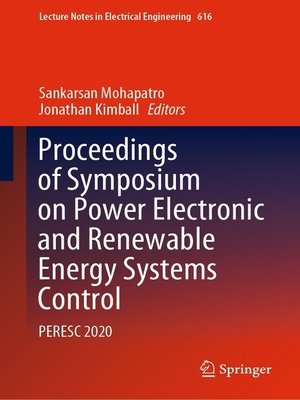 cover image of Proceedings of Symposium on Power Electronic and Renewable Energy Systems Control